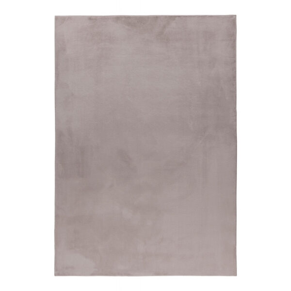 Pouffy Vloerkleed – Beige – Hoogpolig & Uni – Fluweelzachte Look