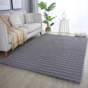 Fluffy Vloerkleed Ambiance – Grijs – Extra Zacht met 3D Effect & Luxe Look