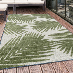 Vloerkleed Bahama – Groen – Waterafstotend & Laagpolig – Voor Binnen én Buiten