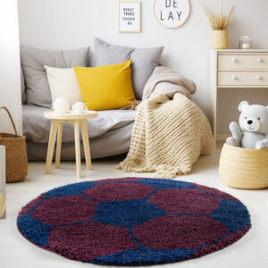 Fun Kinderkleed – Marineblauw – Hoogpolig – Anti-Allergisch