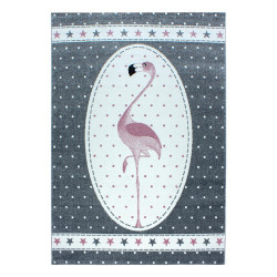 Kids Vloerkleed – Kindervloerkleed – Flamingo – Anti-Allergisch
