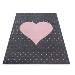 Vloerkleed Bambi – Hart – Voor Babykamer & Speelhoek – Zacht