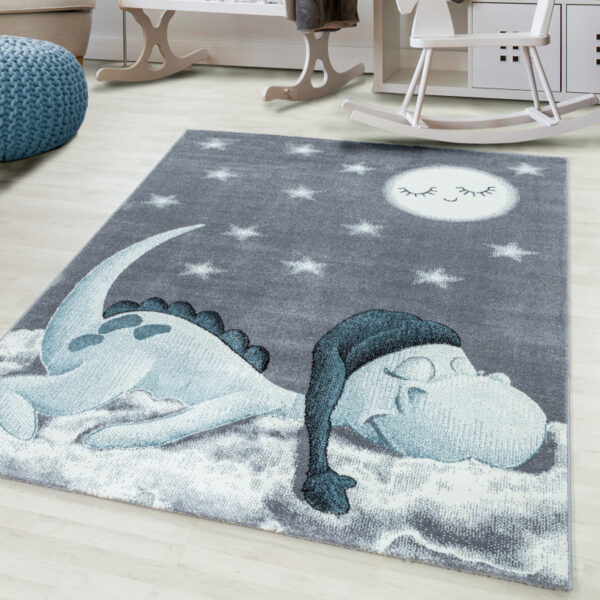 Vloerkleed Bambi – Dino – Voor Babykamer & Speelhoek – Zacht
