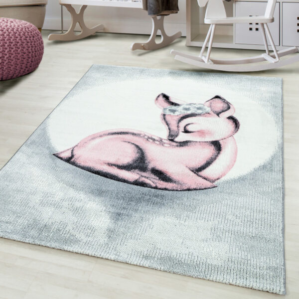Vloerkleed Bambi – Hert – Voor Babykamer & Speelhoek – Zacht