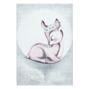 Vloerkleed Bambi – Hert – Voor Babykamer & Speelhoek – Zacht