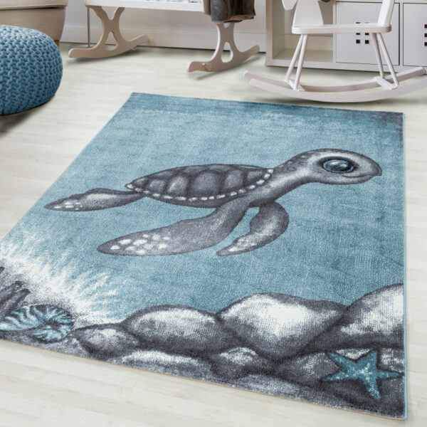 Vloerkleed Bambi – Schildpad – Voor Babykamer & Speelhoek – Zacht