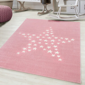 Vloerkleed Bambi – Ster – Voor Babykamer & Speelhoek – Zacht