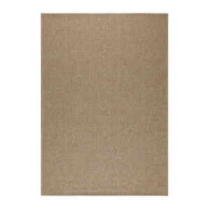 Vloerkleed Dhaka – Taupe/Grijs – Laagpolig met Levendig Design – Voor Binnen en Buiten