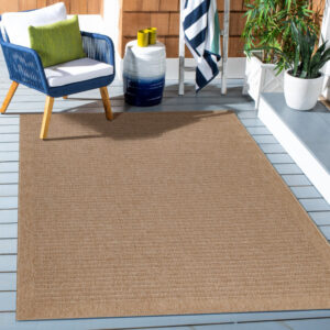 Vloerkleed Dhaka – Lichtbeige – Laagpolig met Levendig Design – Voor Binnen en Buiten