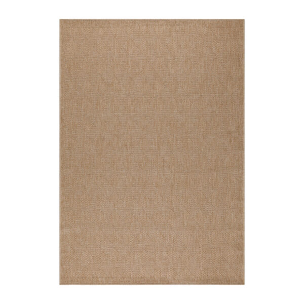 Vloerkleed Dhaka – Beige – Laagpolig met Levendig Design – Voor Binnen en Buiten