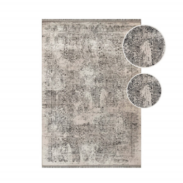 Elite Vloerkleed – Beige – Vintage Look – Laagpolig & Gemêleerd