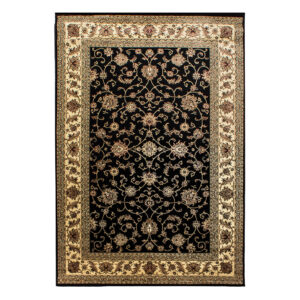 Marrakesh – Klassiek Vloerkleed – Zwart – Laagpolig & Oosters Design