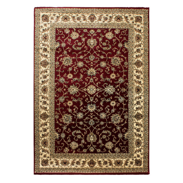 Marrakesh – Klassiek Vloerkleed – Rood/Beige – Laagpolig & Oosters Design