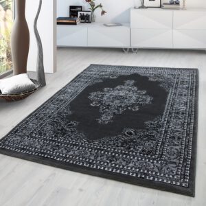 Varamin – Klassiek Vloerkleed – Grijs – Laagpolig & Oosters Design
