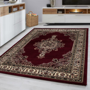 Varamin – Klassiek Vloerkleed – Rood – Laagpolig & Oosters Design