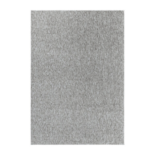 Nizza Vloerkleed – Lichtgrijs – Laagpolig & Effen Design