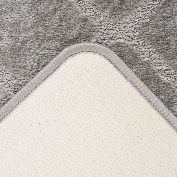 Bari badset 50×120 cm – Zilvergrijs met modern design