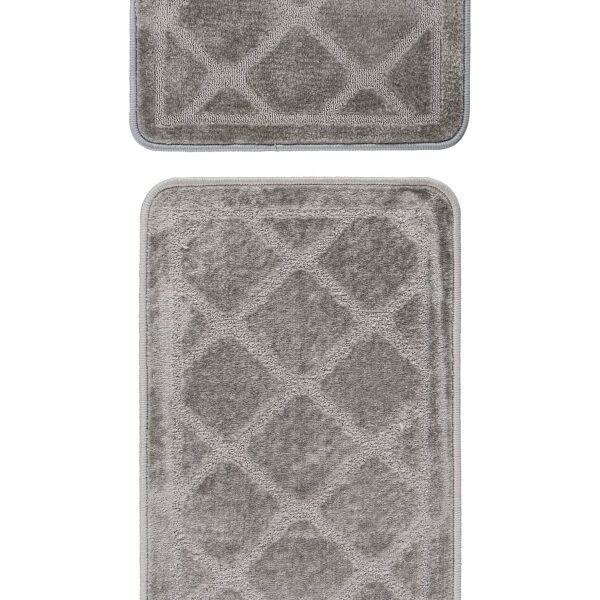 Bari badset 50×120 cm – Zilvergrijs met modern design