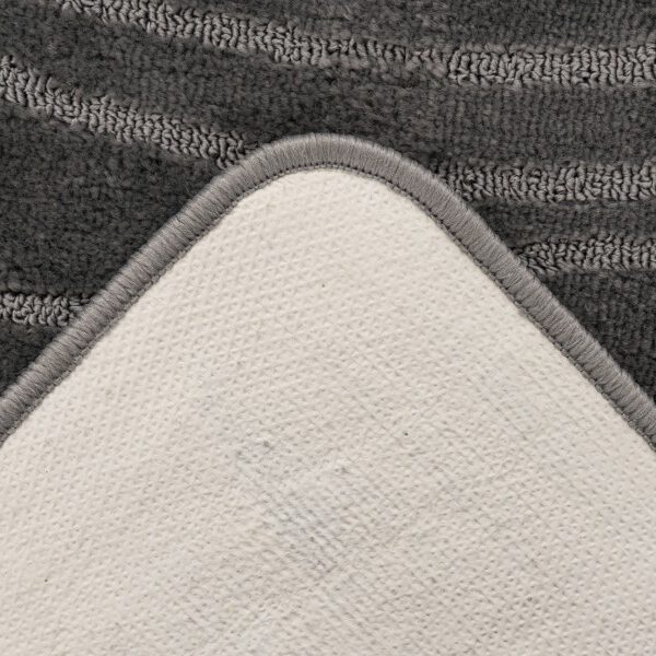 Bari badset 50×120 cm – Grijs met ton-sur-ton structuur