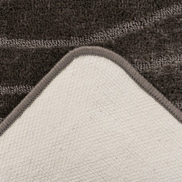 Bari badset 50×120 cm – Taupe met ton-sur-ton structuur