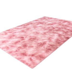 Bolero Vloerkleed – Roze – Tie-Dye Design – Fluffy & Hoogpolig