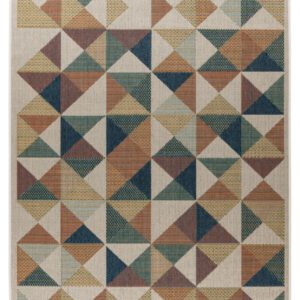 Capri Geo Multi – Binnen- & Buitenkleed – Geometrisch Motief
