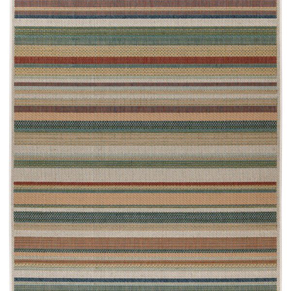 Capri Stripe Multi – Binnen- & Buitenkleed – Gestreept Design