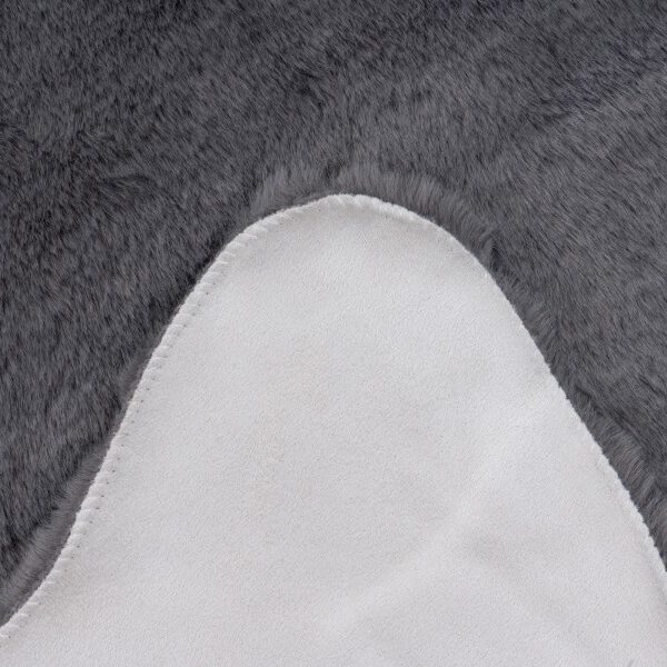 Cosy vloerkleed – Grijs – hoogpolig en heerlijk zacht in vachtvorm