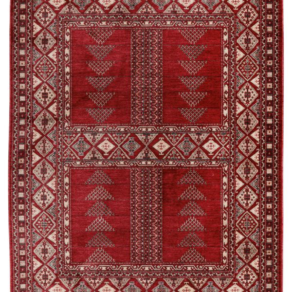 Dakar Vloerkleed – Rood – Klassiek Design met Oosterse Invloeden