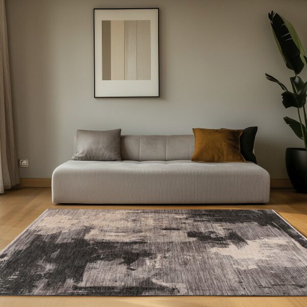 Daytona Vloerkleed – Grijs Betonlook – Industrieel en Stoer