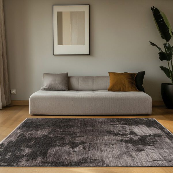 Daytona Vloerkleed – Grijs Rotsstructuur – Tijdloos & Robuust