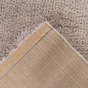 Hoogpolig vloerkleed Dream – Beige, zacht en warm van tint