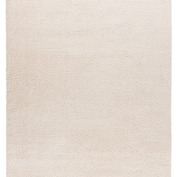 Hoogpolig vloerkleed Dream – Ivory, licht van kleur en zacht aanvoelend