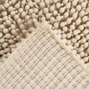 Fluffy badmat – Ivory – hoogpolig en extra zacht