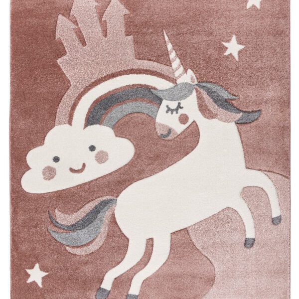 Happy Kinderkleed – Eenhoorn Avontuur – Roze – Laagpolig & Antiallergisch