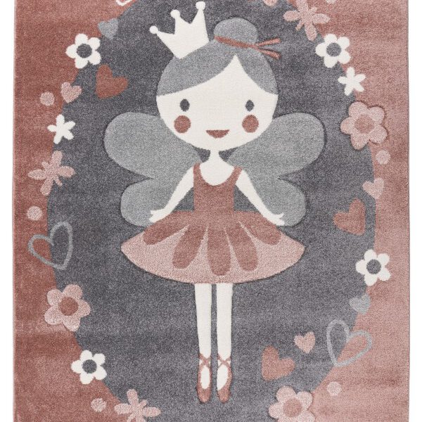 Happy Kinderkleed – Little Princess – Roze – Laagpolig & Pluisvrij