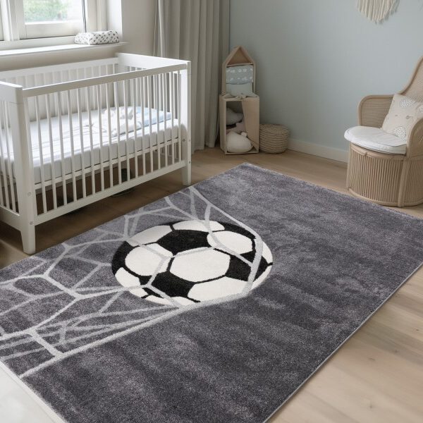 Happy Kinderkleed – Doelpunt – Zilver – Laagpolig & Antiallergisch