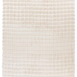 Hoogpolig vloerkleed Harmony – Ivory met zachte ribbelstructuur