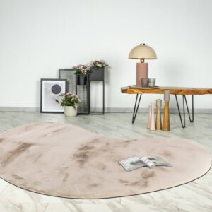 Heaven Vloerkleed – Licht Taupe – Organische Vormen – Ultra Zacht & Hoogpolig