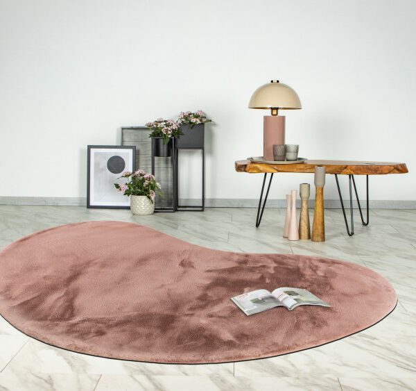 Heaven Vloerkleed – Poederroze – Organische Vormen – Ultra Zacht & Hoogpolig