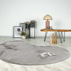 Heaven Vloerkleed – Zilver – Organische Vormen – Ultra Zacht & Hoogpolig