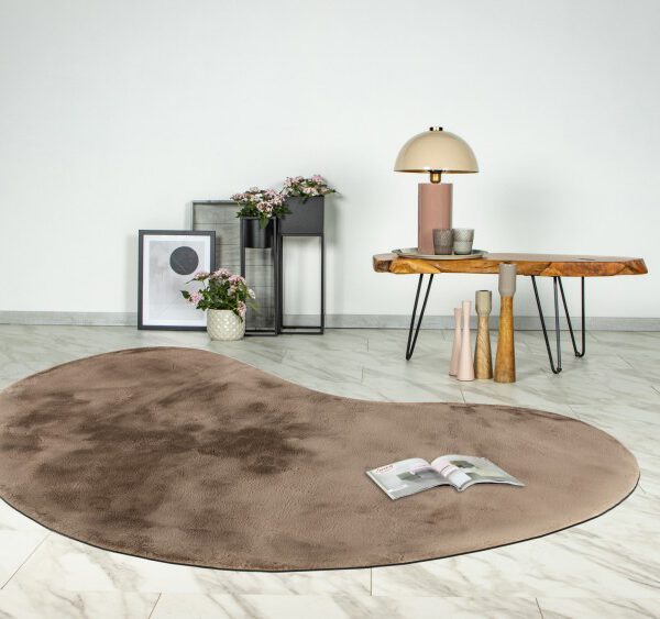 Heaven Vloerkleed – Taupe – Organische Vormen – Ultra Zacht & Hoogpolig