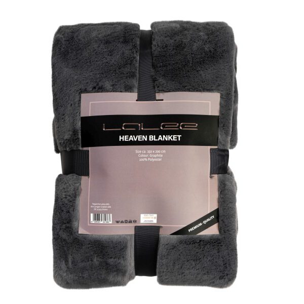 Heaven deken – Antraciet, heerlijk zacht en cozy