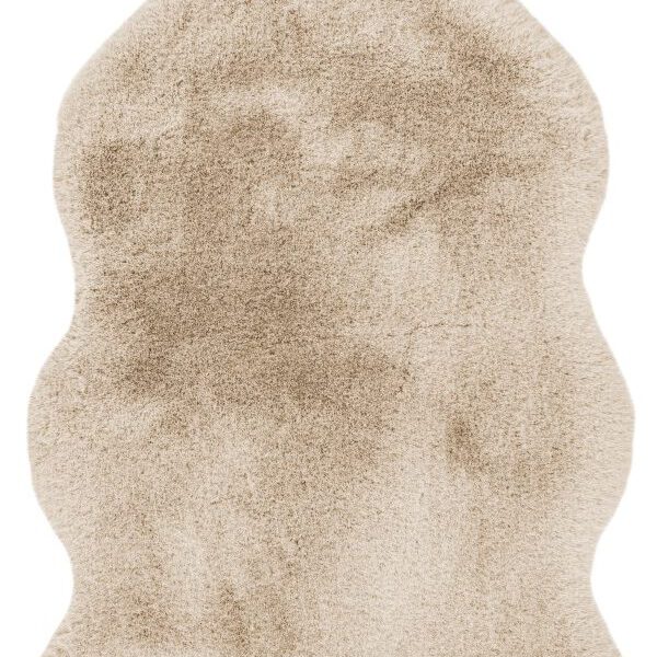Heaven Shape vloerkleed – Beige – hoogpolig en fluweelzacht met speelse vachtvorm