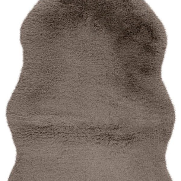 Heaven Shape vloerkleed – Taupe – hoogpolig en fluweelzacht met speelse vachtvorm