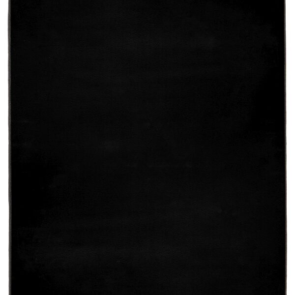 Wasbaar vloerkleed Loft – Zwart met diepe effen tint