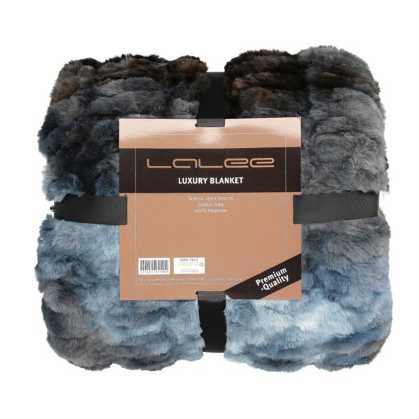 Luxury deken – Grijs met volle, fluffy structuur en heerlijk zacht