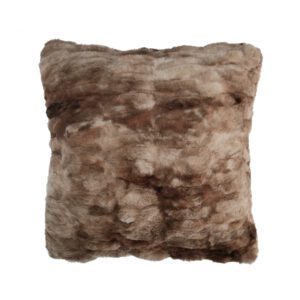 Luxury kussen – Bruin met volle, fluffy structuur en heerlijk zacht