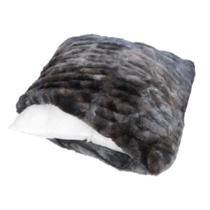 Luxury kussen – Grijs met volle, fluffy structuur en heerlijk zacht