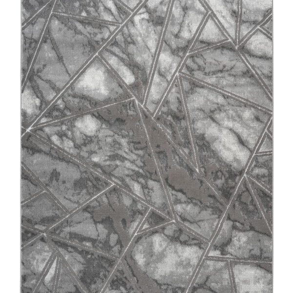 Marmaris Vloerkleed – Goud/Grijs – Marmerlook Design – Modern & Laagpolig